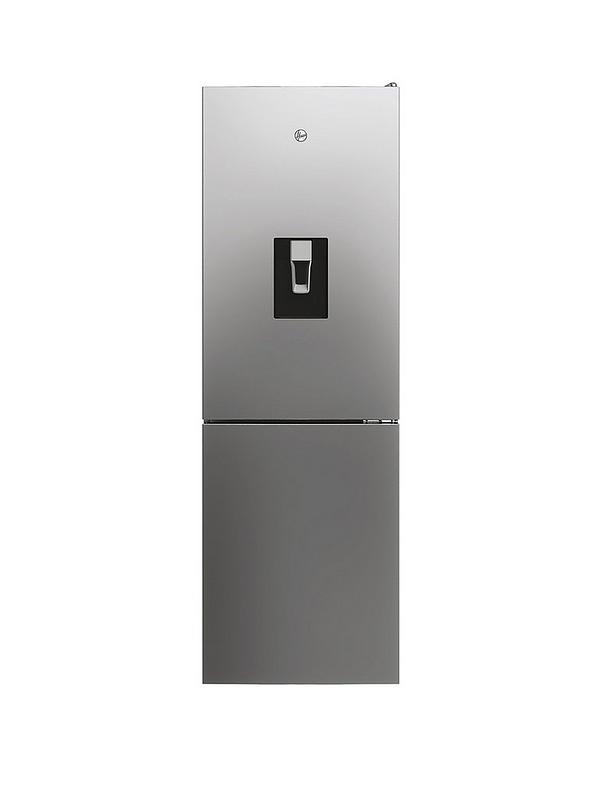 Hoover HOCE4T618EWSK 60 x 185cm E-rated WTD FREESTANDING Fridge Freezer - Silver